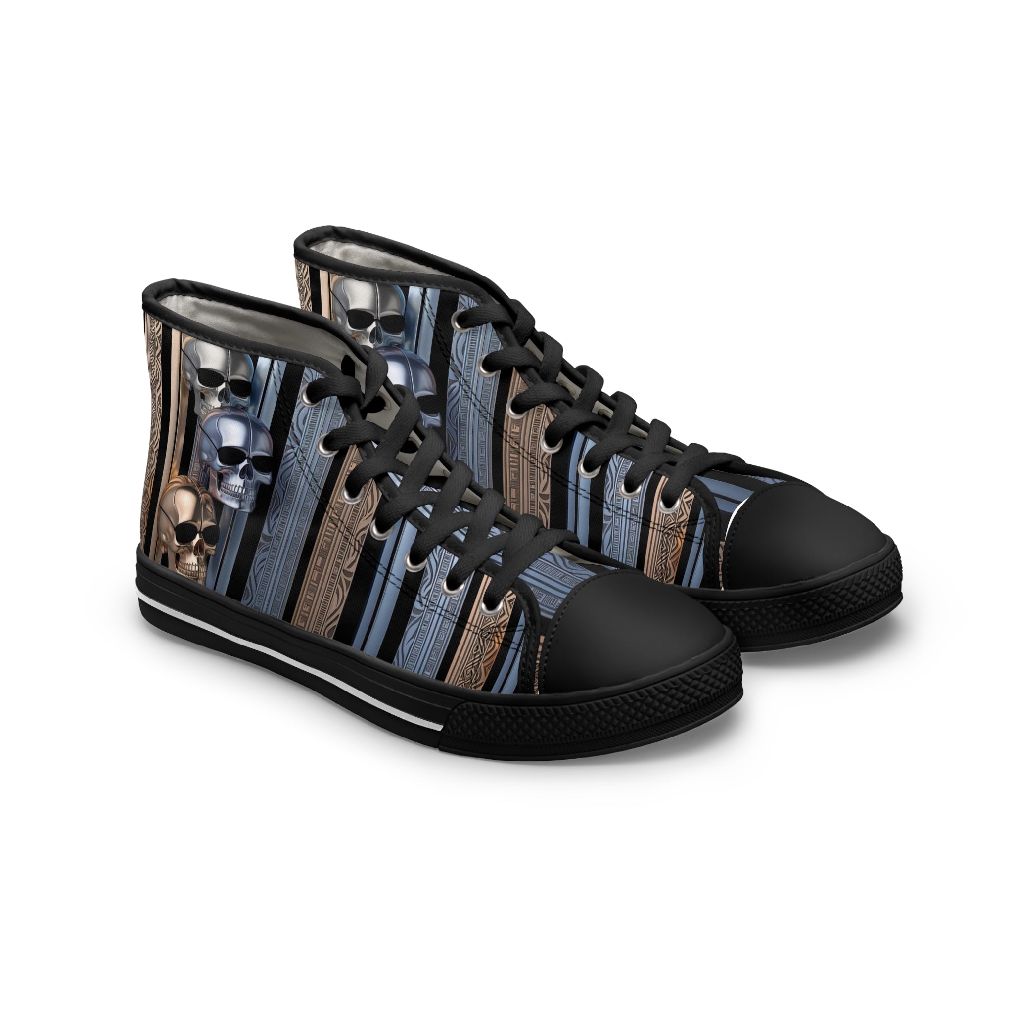 Men's High-Top Sneakers, Vivid Creations Designer Shoes