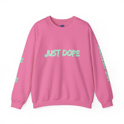 Just Dope Crewneck Sweatshirt, Vivid Creations Pull-Over Sweatshirt