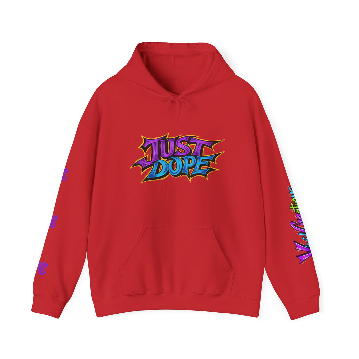 Just Dope Unisex Hooded Sweatshirt, Vivid Creations Graphic Sweatshirt, Best Hoodie for Men & Women