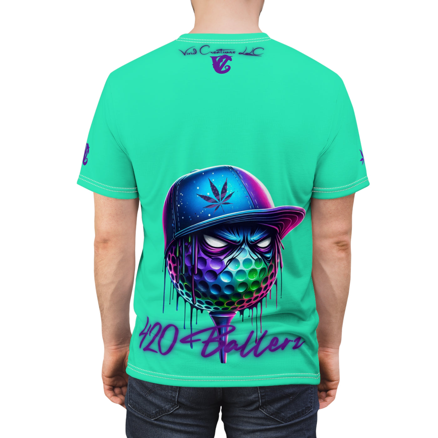 Golf T-shirt, 420 Ballerz Collection 004 T-shirt