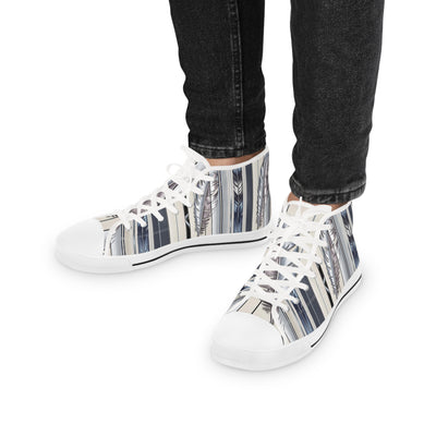 Men's High-Top Sneakers, Vivid Creations Designer Shoes