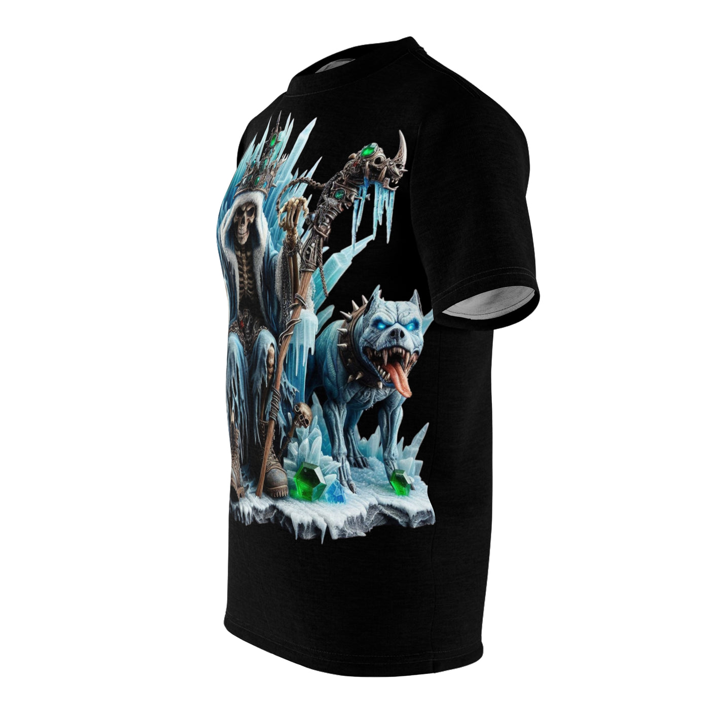 Graphic T-shirt - Skeleton Ice King W/ Pitbulls T-shirt