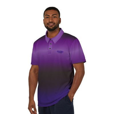 Gradient Purple Unisex Polo Shirt - Stylish Casual Wear for Every Occasion