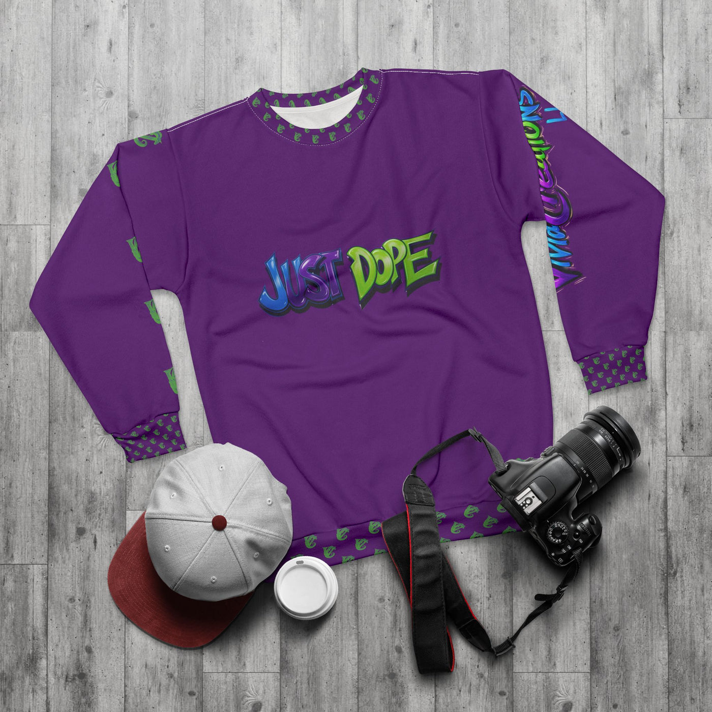 Just Dope Unisex Sweatshirt, Vivid Creations Graphic Sweatshirt, Best Sweatshirt for Men & Women