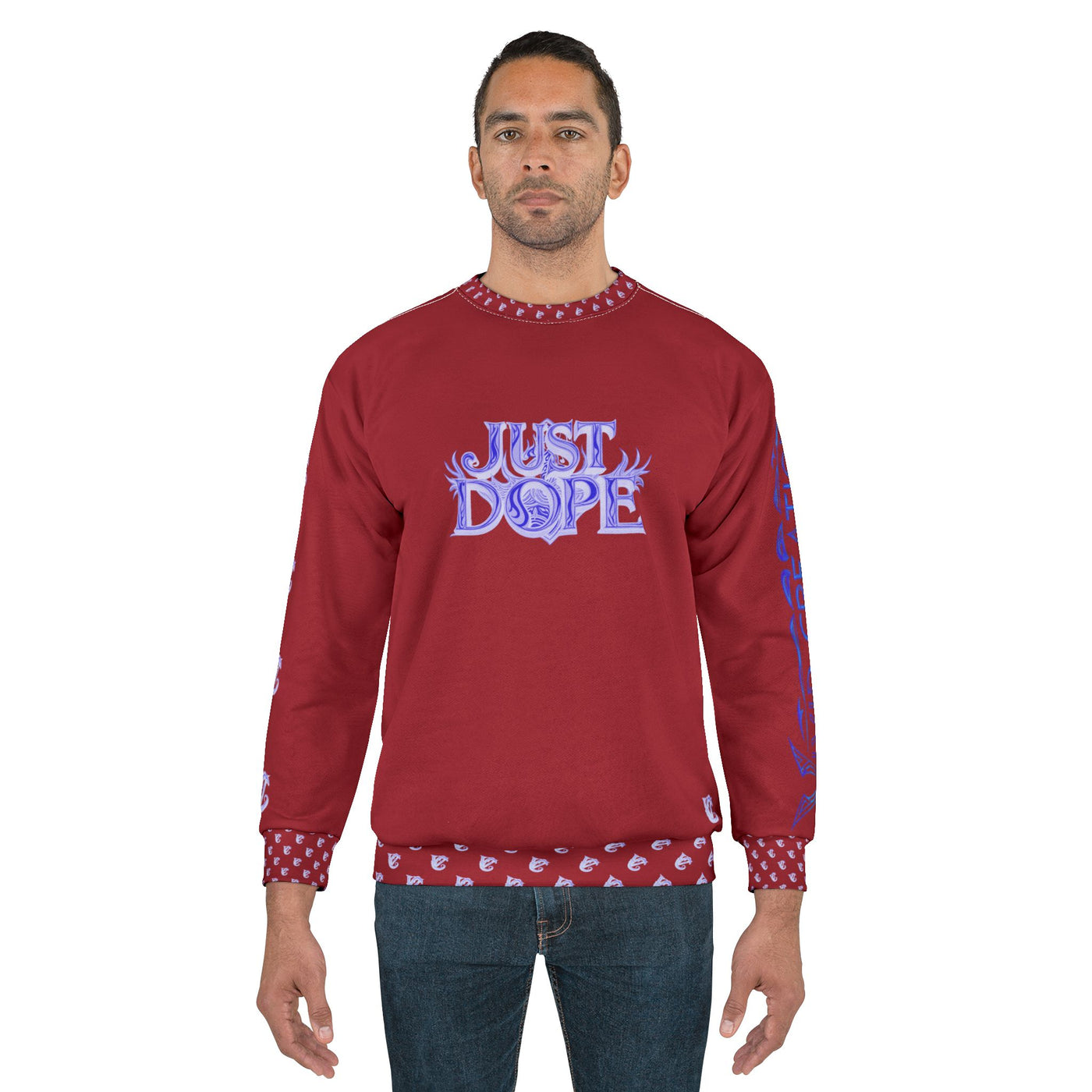 Just Dope Unisex Sweatshirt, Vivid Creations Graphic Sweatshirt, Best Sweatshirt for Men & Women