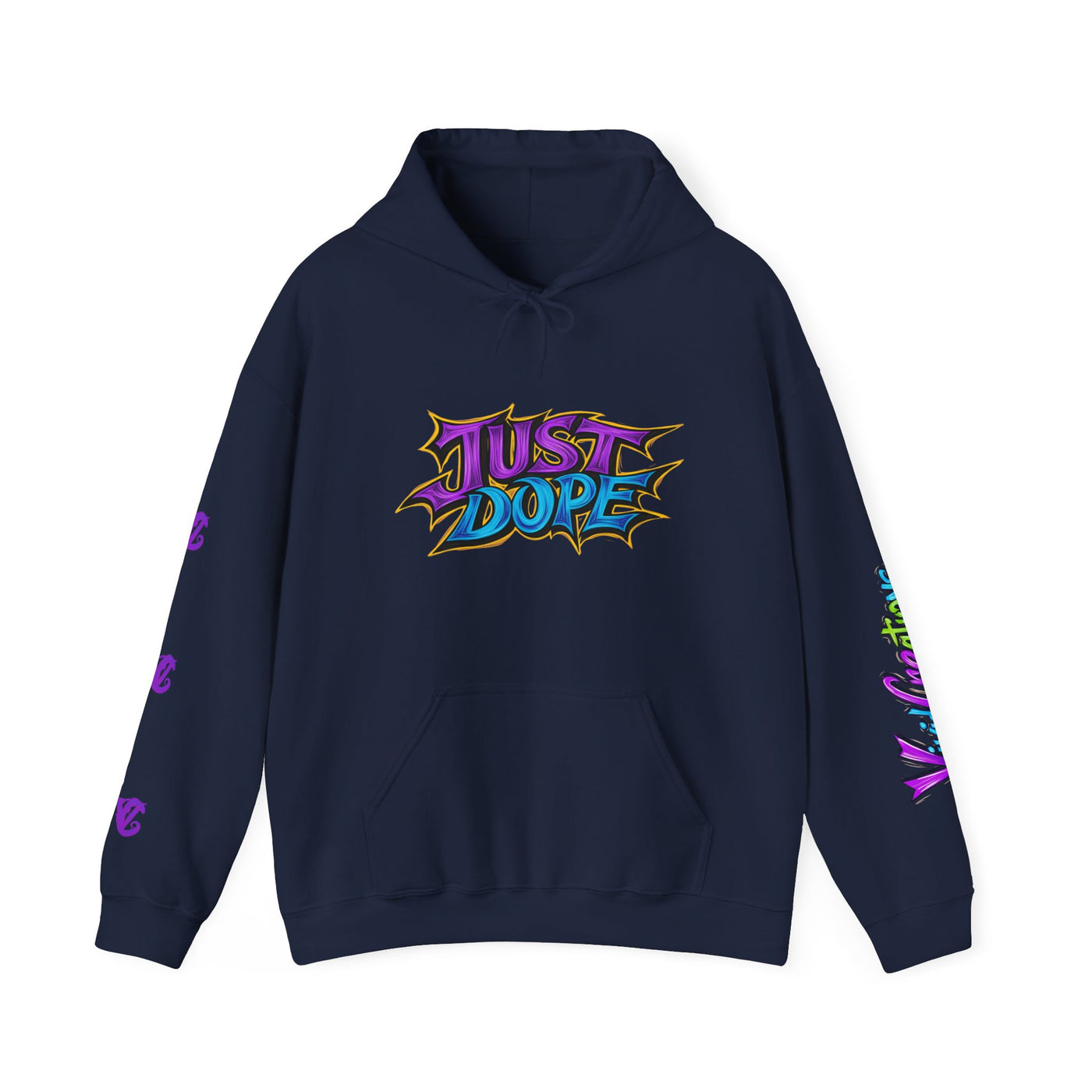 Just Dope Unisex Hooded Sweatshirt, Vivid Creations Graphic Sweatshirt, Best Hoodie for Men & Women