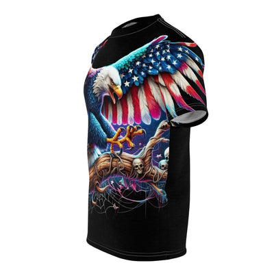 American Flag T-shirt, W/ Eagle