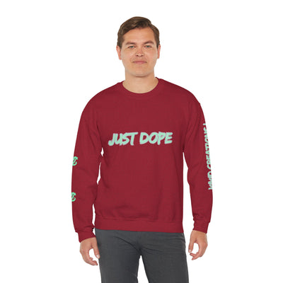 Just Dope Crewneck Sweatshirt, Vivid Creations Pull-Over Sweatshirt