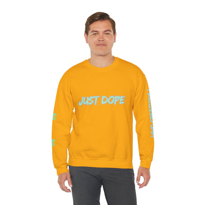 Just Dope Crewneck Sweatshirt, Vivid Creations Pull-Over Sweatshirt