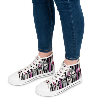 Women's High-Top Sneakers, Vivid Creations Designer Shoes