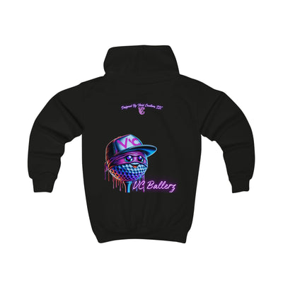 Golf Ball Character Kids Hoodie, VC Ballerz Collection 020 Hoodie