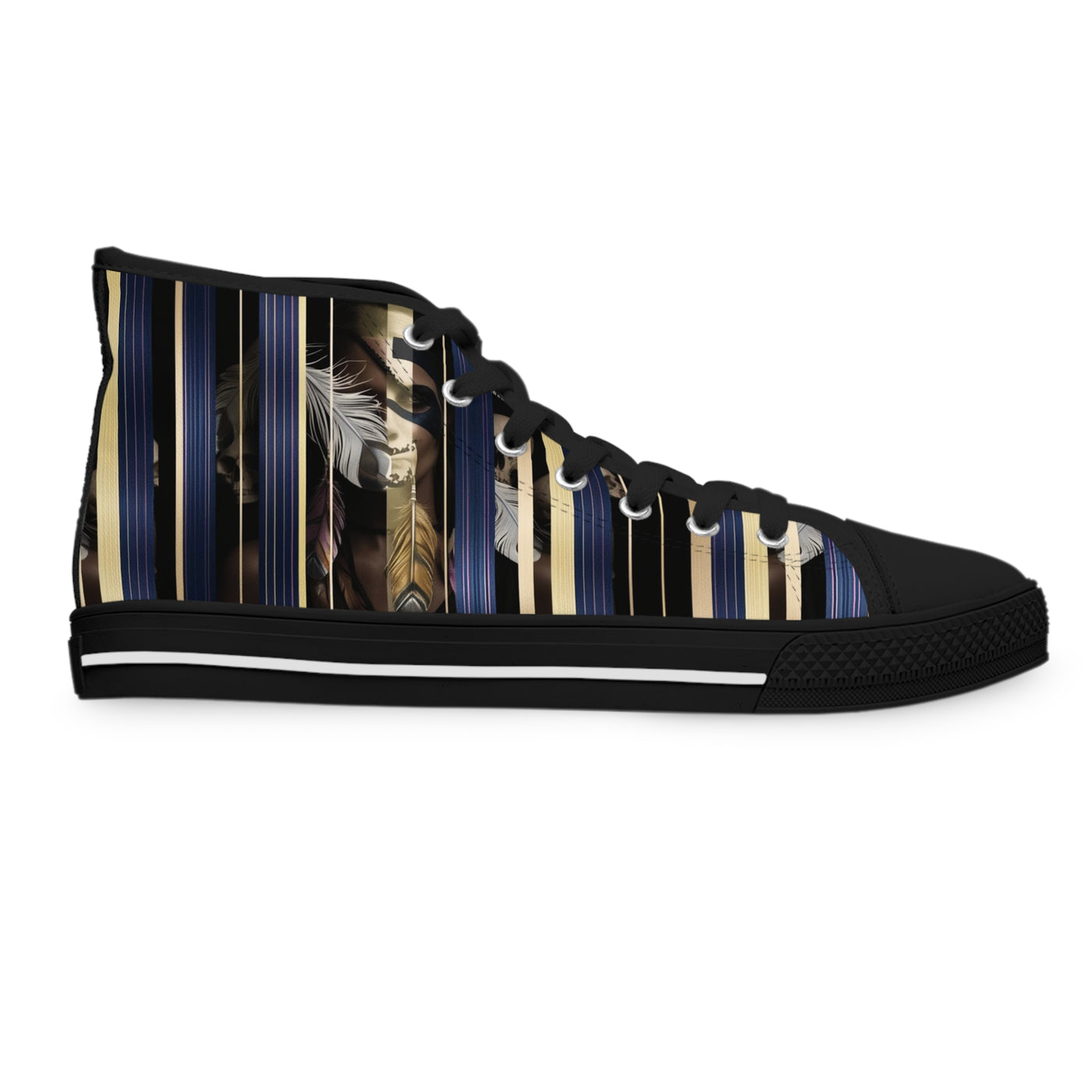 Women's High-Top Sneakers, Vivid Creations Designer Shoes