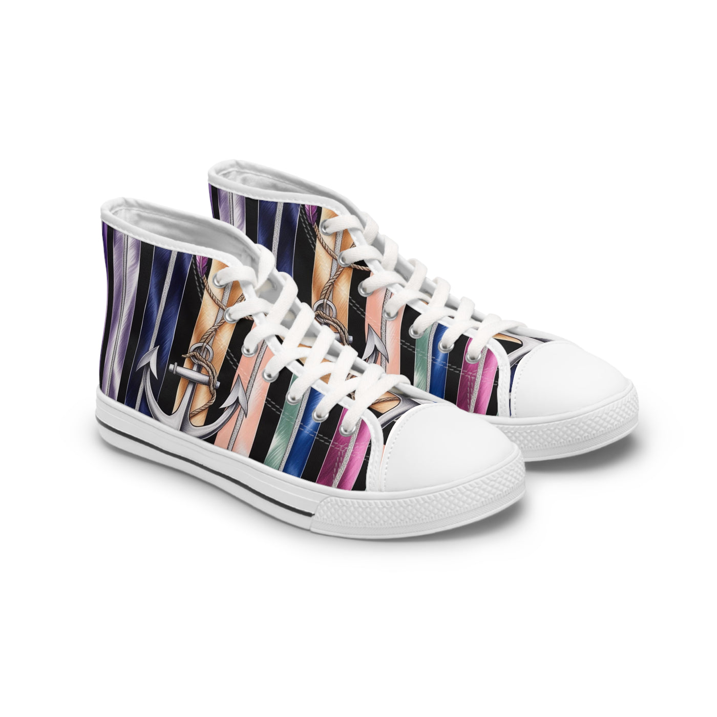 Women's High-Top Sneakers, Vivid Creations Designer Shoes