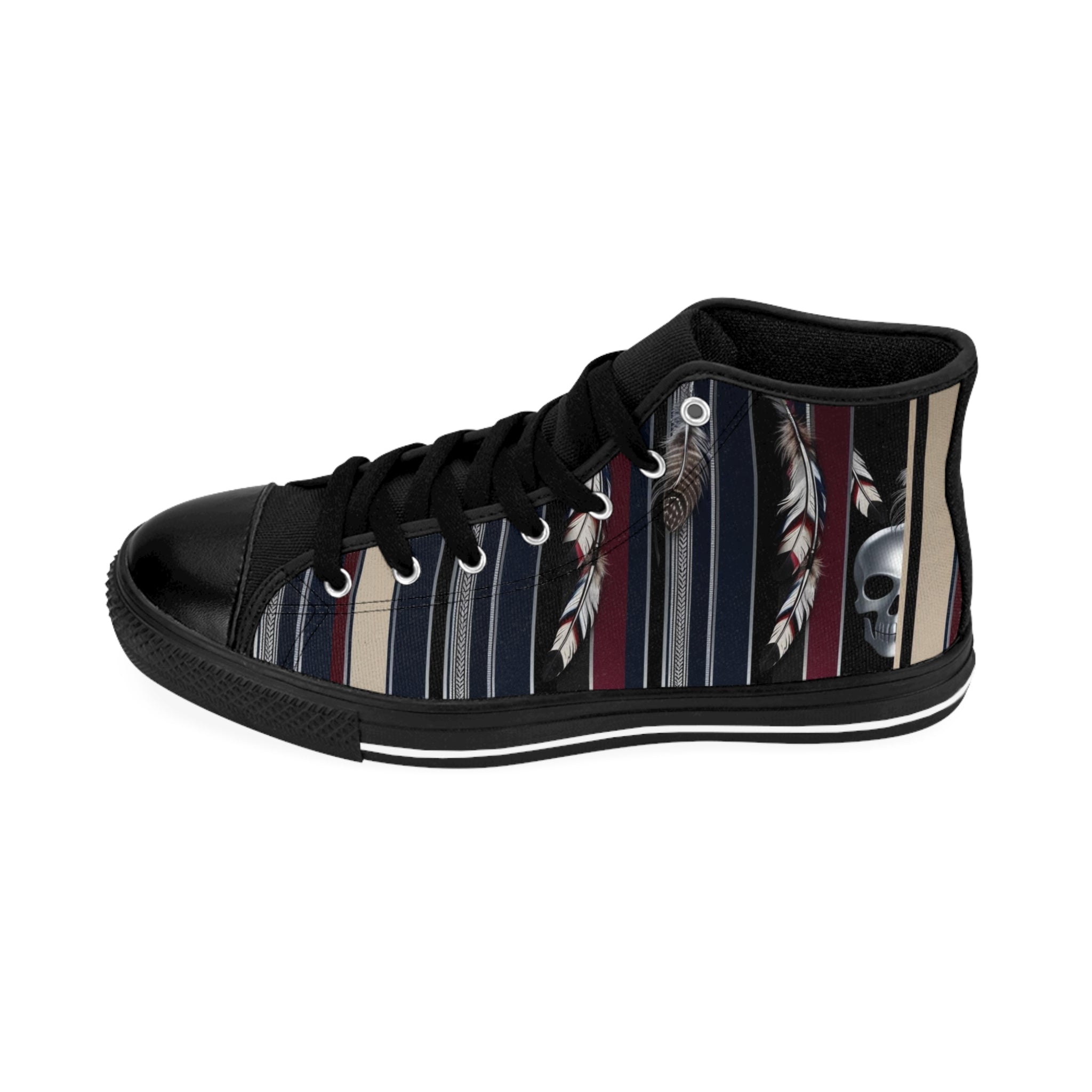 Men's Classic High-Top's Sneakers, Vivid Creations Designer High-top's