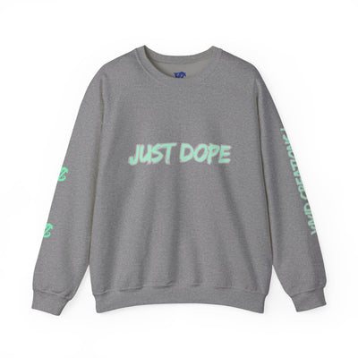 Just Dope Crewneck Sweatshirt, Vivid Creations Pull-Over Sweatshirt