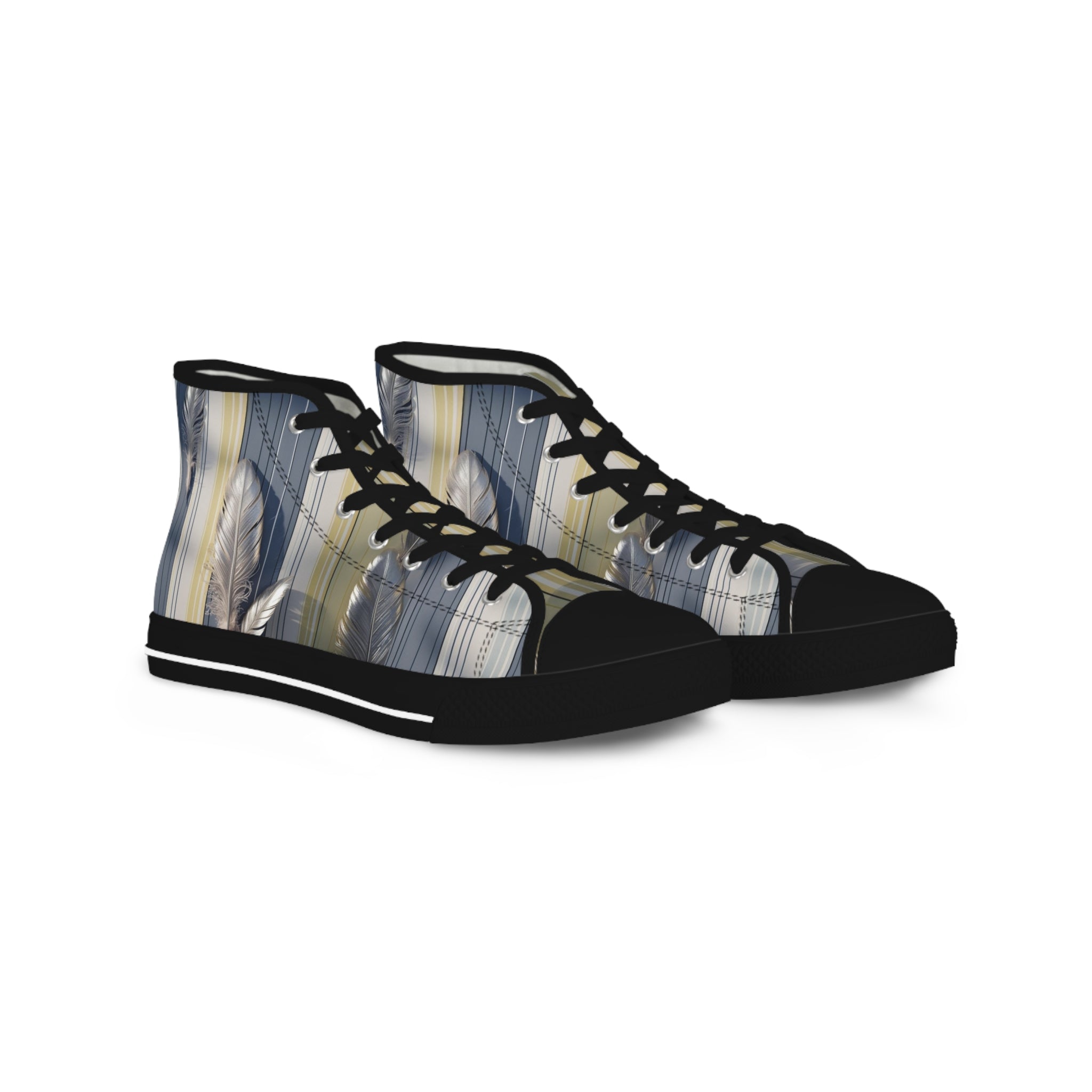 Men's High-Top Sneakers, Vivid Creations Designer Shoes