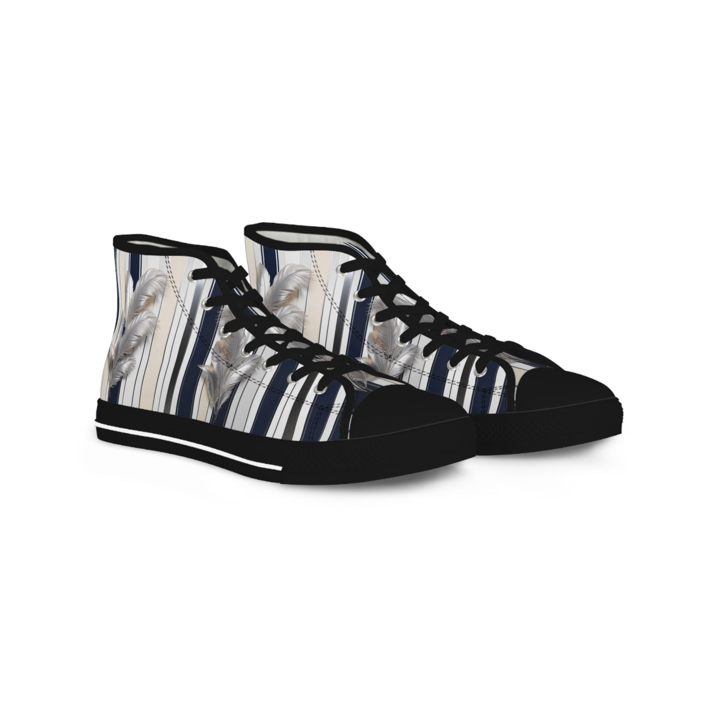 Men's High-Top Sneakers, Vivid Creations Designer Shoes