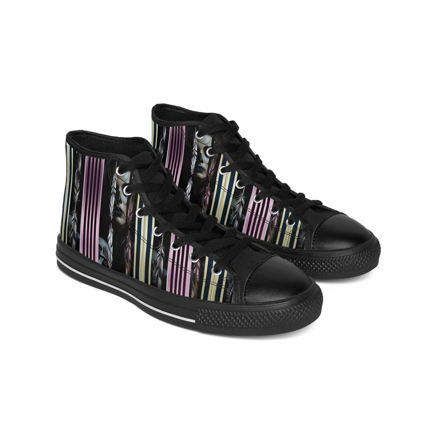 Women's Classic High-Top's Sneakers, Vivid Creations Designer High-top's