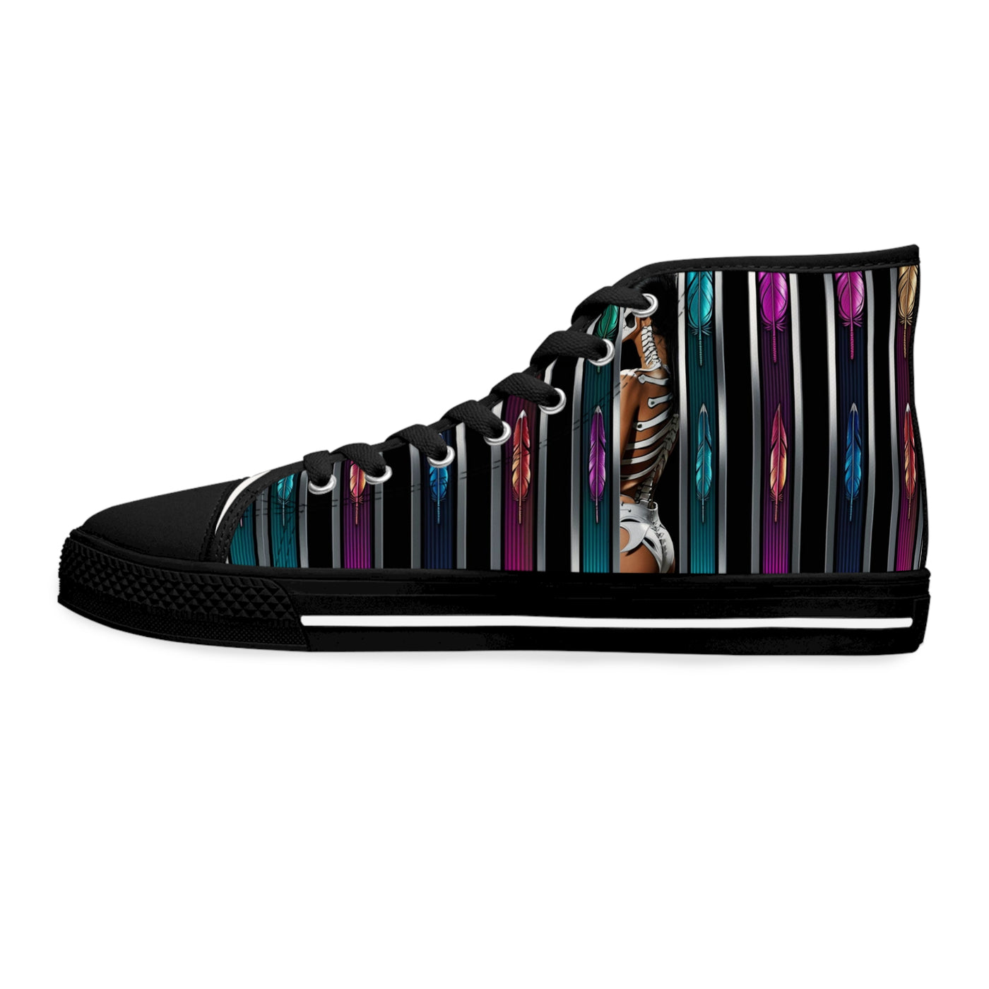 Women's High-Top Sneakers, Vivid Creations Designer Shoes