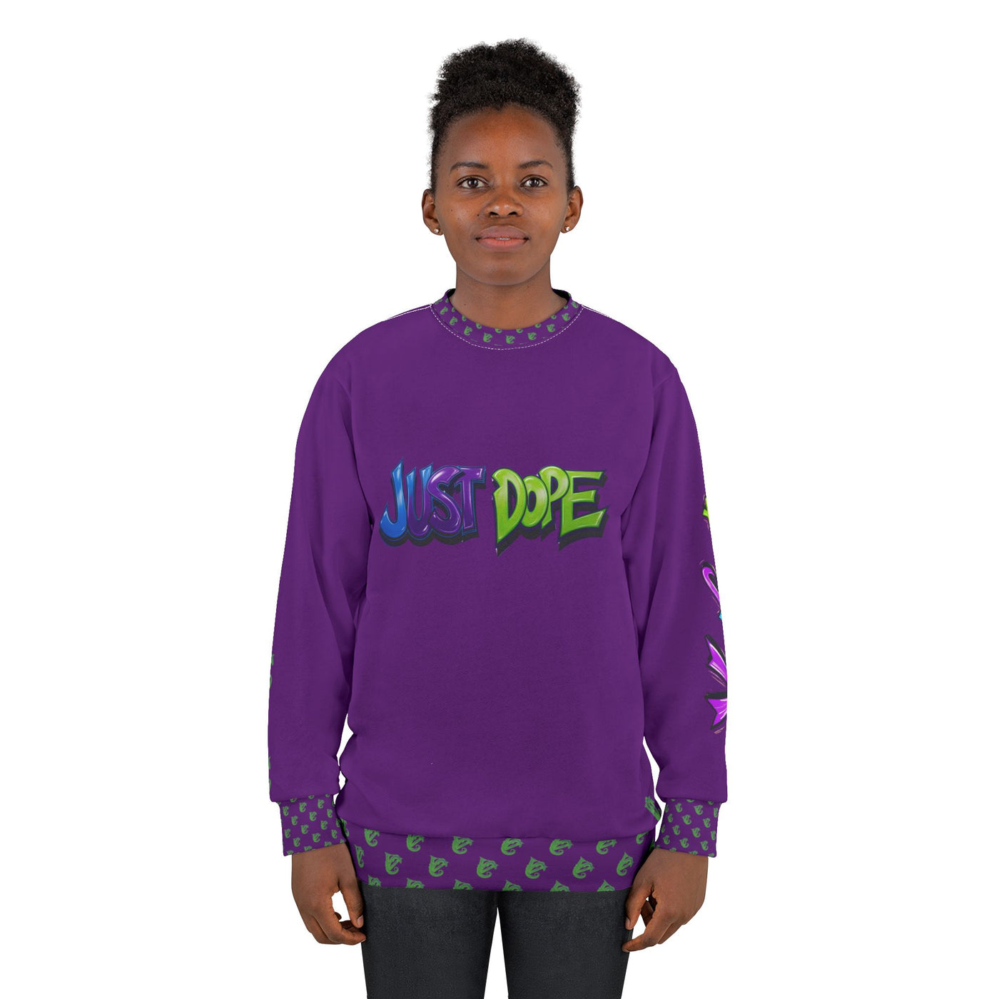 Just Dope Unisex Sweatshirt, Vivid Creations Graphic Sweatshirt, Best Sweatshirt for Men & Women