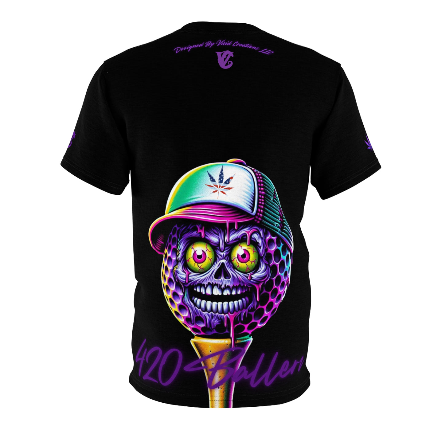 Golf T-shirt, 420 Ballerz Collection 009 T-shirt