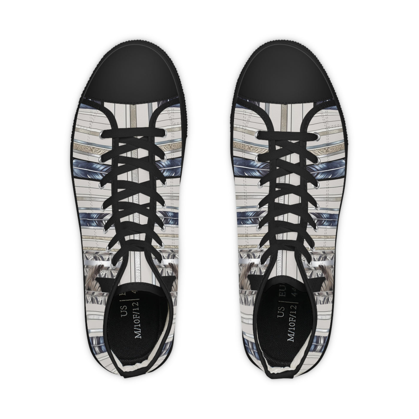 Men's High-Top Sneakers, Vivid Creations Designer Shoes