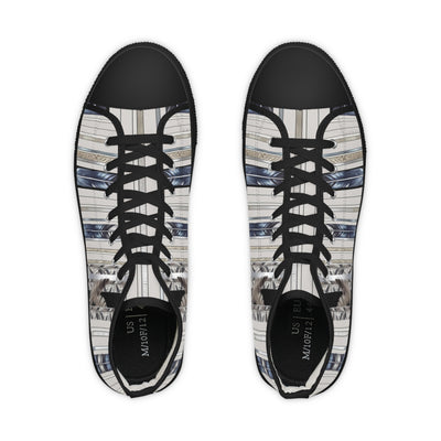 Men's High-Top Sneakers, Vivid Creations Designer Shoes