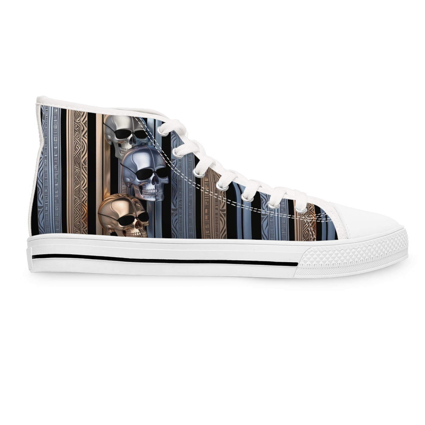 Men's High-Top Sneakers, Vivid Creations Designer Shoes