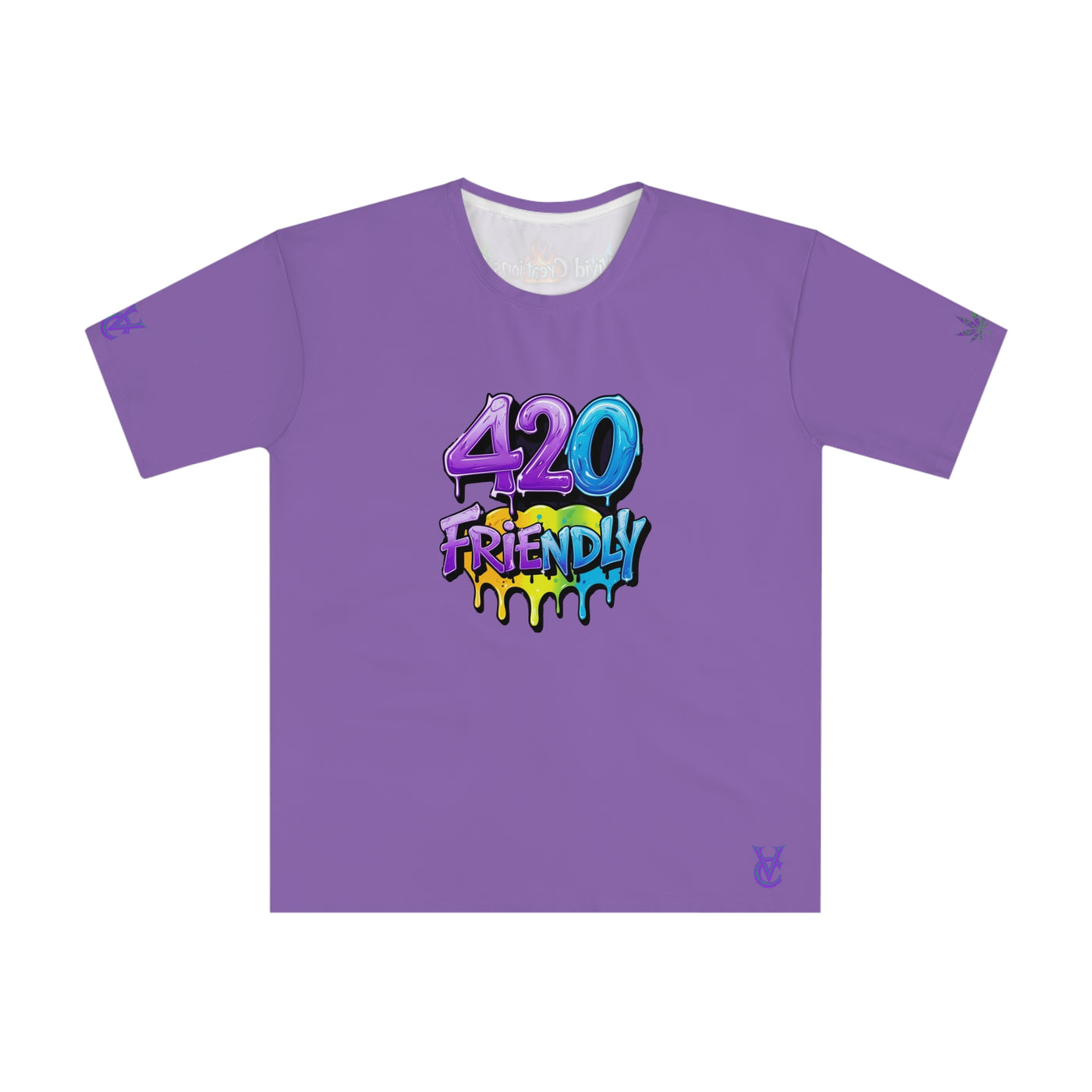 Men's 420 Friendly T-shirt, Vivid Creations Graphic Tee