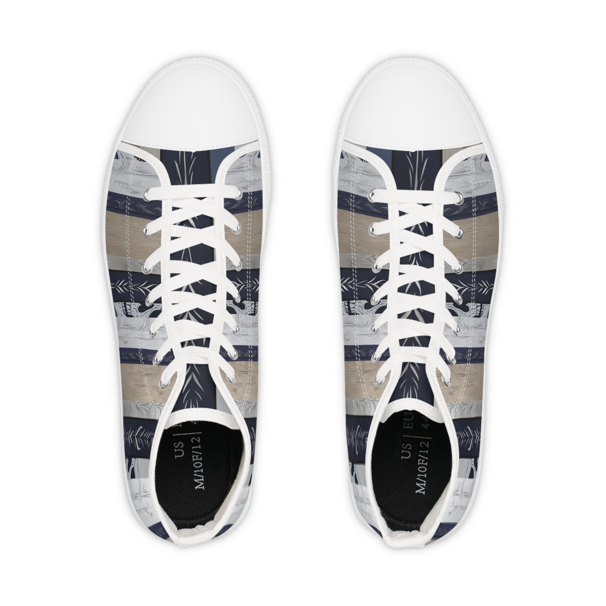 Men's High-Top Sneakers, Vivid Creations Designer Shoes