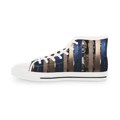 Men's High-Top Sneakers, Vivid Creations Designer Shoes