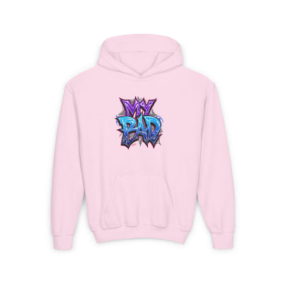 Youth Heavy Hooded Sweatshirt, My Bad Graphic Hoodie