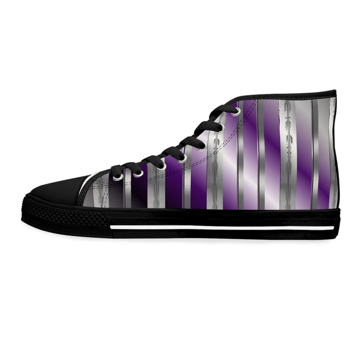 Women's High-Top Sneakers, Vivid Creations Designer Shoes