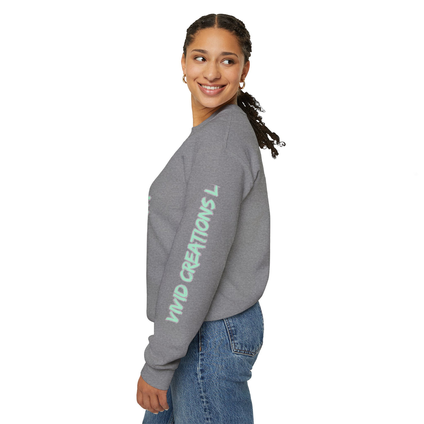 Just Dope Crewneck Sweatshirt, Vivid Creations Pull-Over Sweatshirt