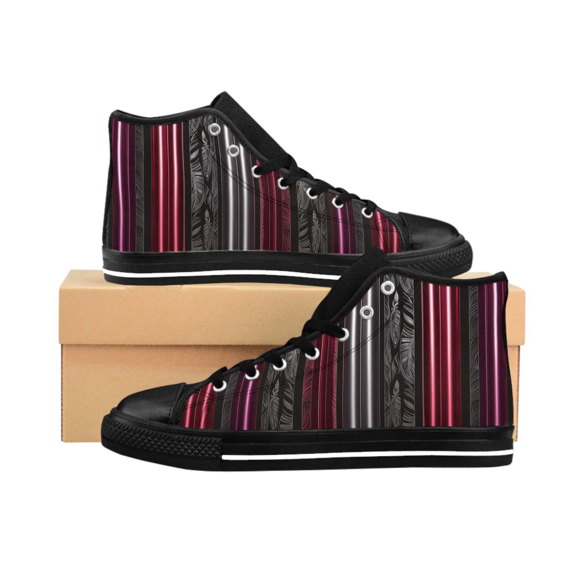 High-Top Sneakers - Vivid Creations Men's Classic Design