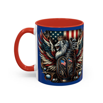 American Flag Coffee Mug (11oz), Great Golf Gift Coffee Cup