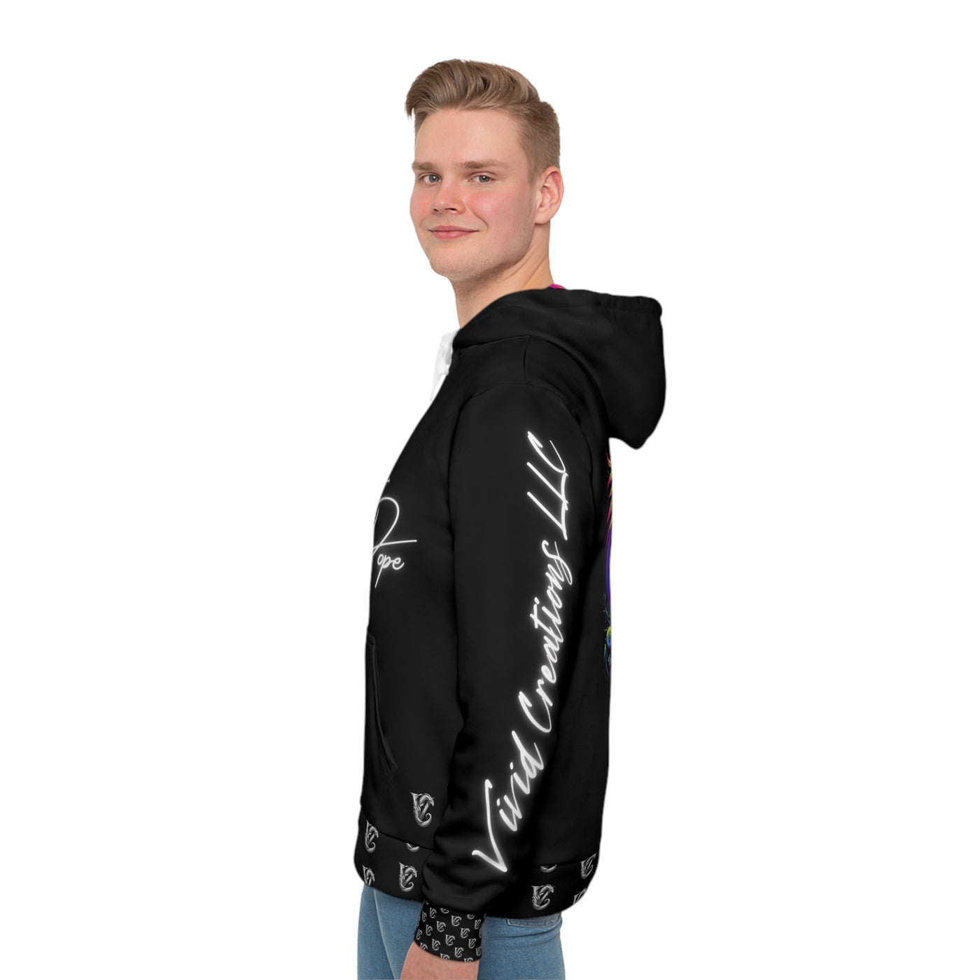 Vivid Angle Hoodie, Vivid Creations Hooded Sweatshirt