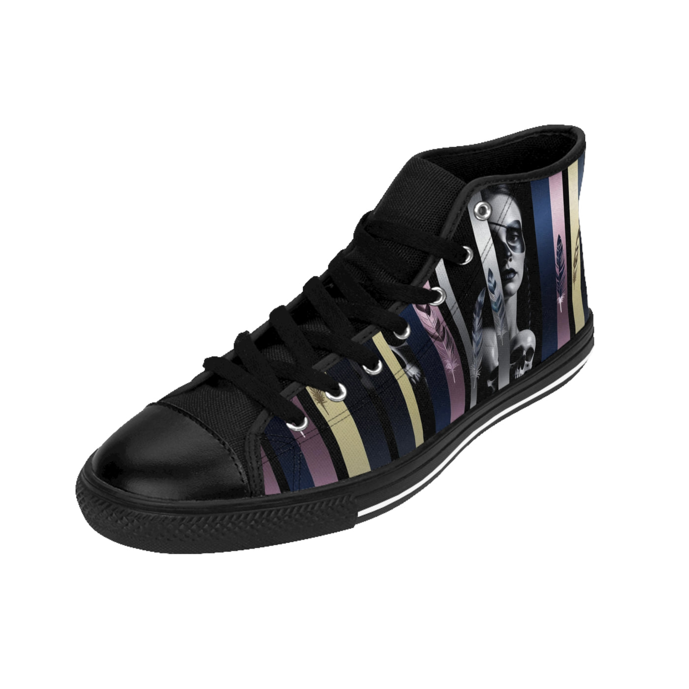 Women's Classic High-Top's Sneakers, Vivid Creations Designer High-top's