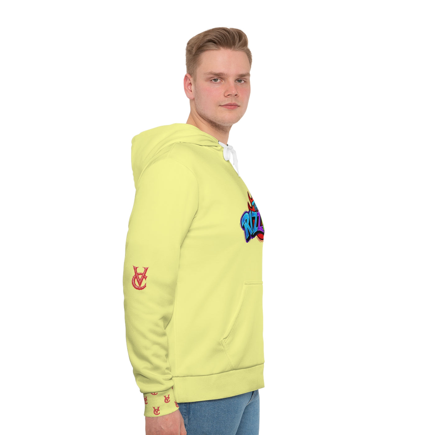 Men's The Rizzler Hoodie, Vivid Creations Graphic Hooded Sweatshirt