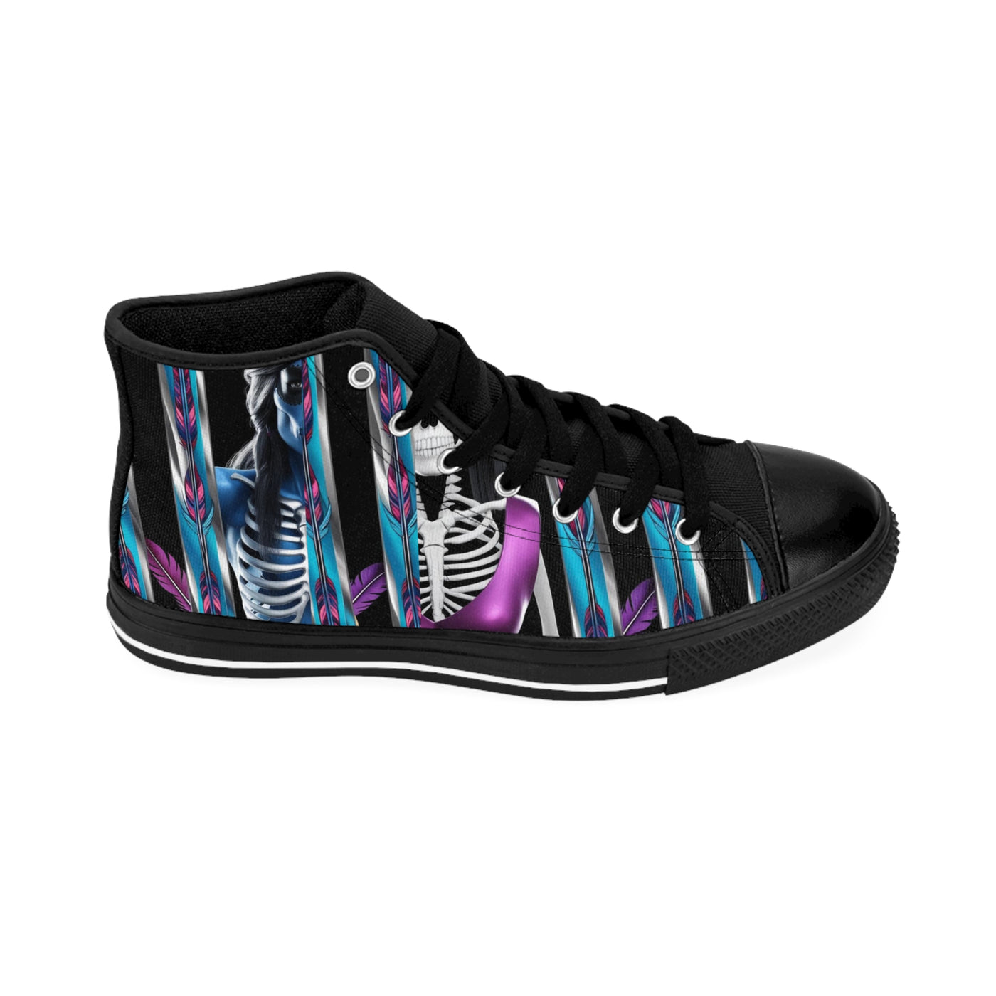 Women's Classic High-Top's Sneakers, Vivid Creations Designer High-top's