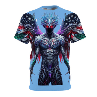 American Flag W/ Winged Male Silhouette T-shirt