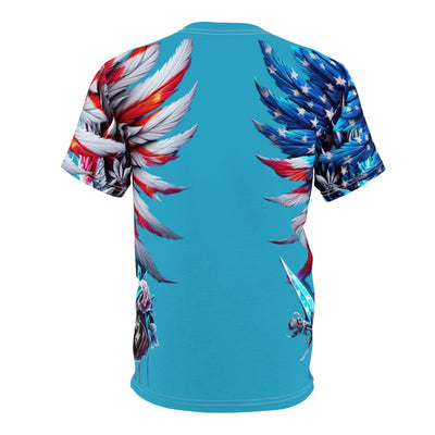 American Flag W/ Female Silhouette T-shirt