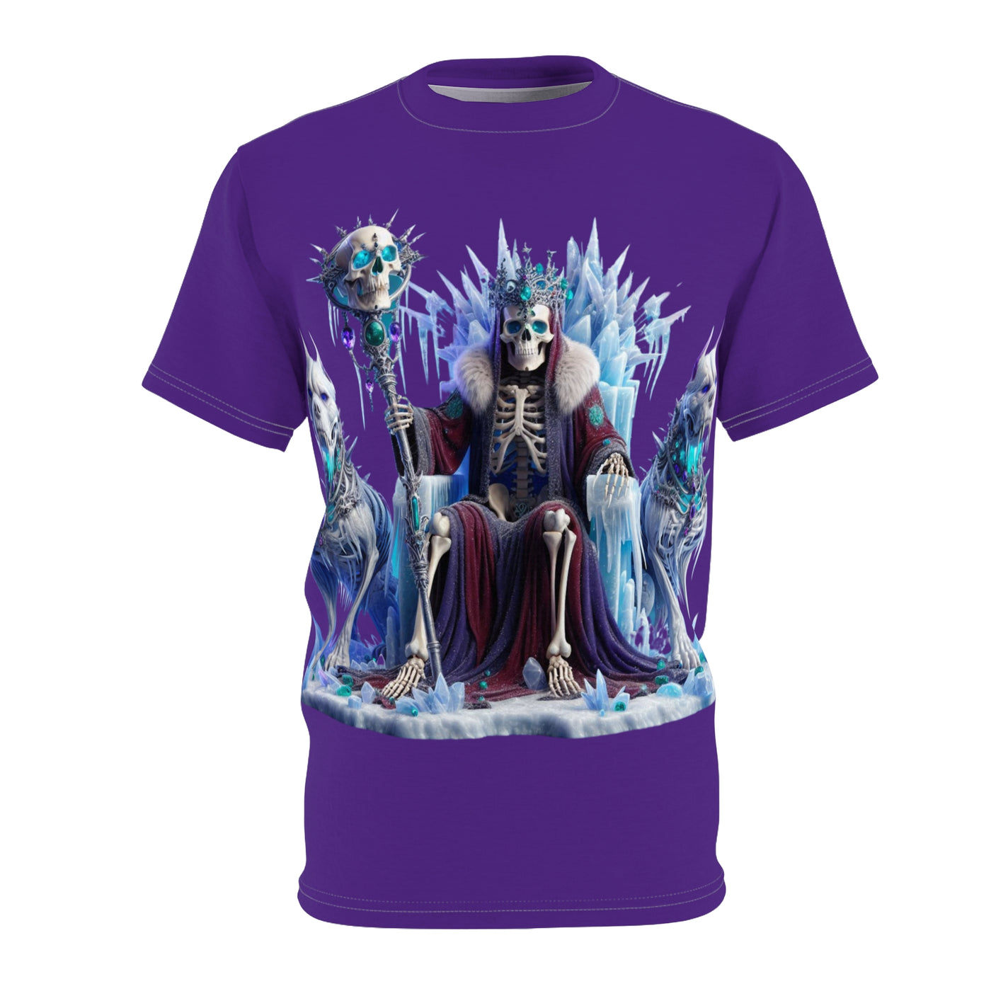 Graphic T-shirt - Skeleton Ice King W/ Pitbulls