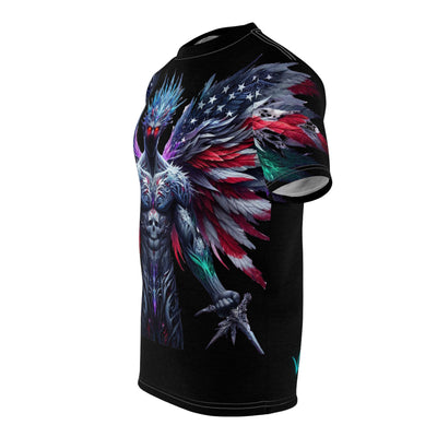 American Flag W/ Winged Male Silhouette's T-shirt