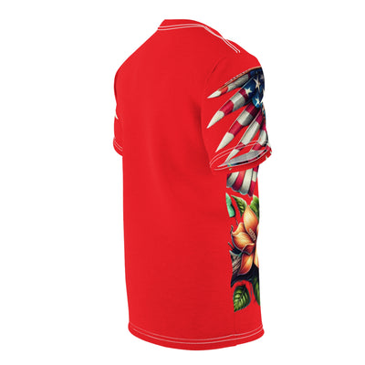 American Flag W/ Owl T-shirt