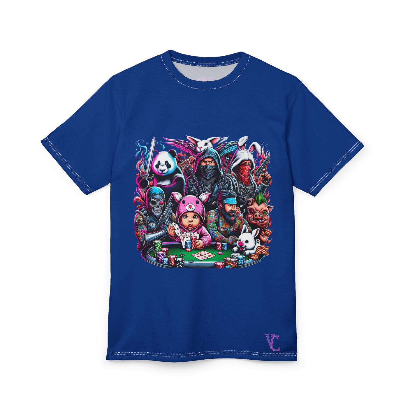 Vivid Creations Cut & Sew Tee, Funny Poker T-shirt