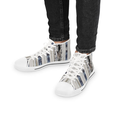 Men's High-Top Sneakers, Vivid Creations Designer Shoes