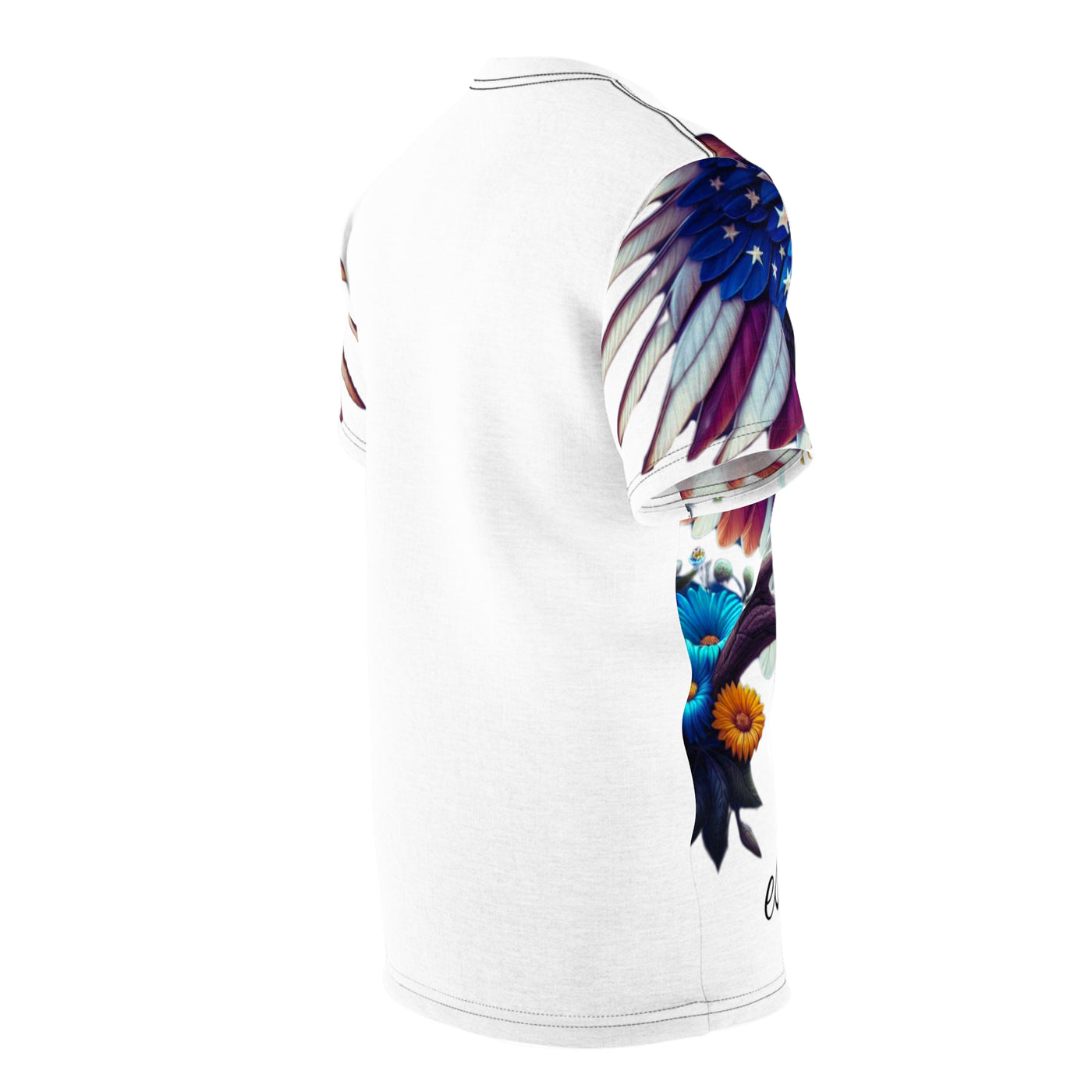 American Flag W/ Eagle 1776 T-shirt