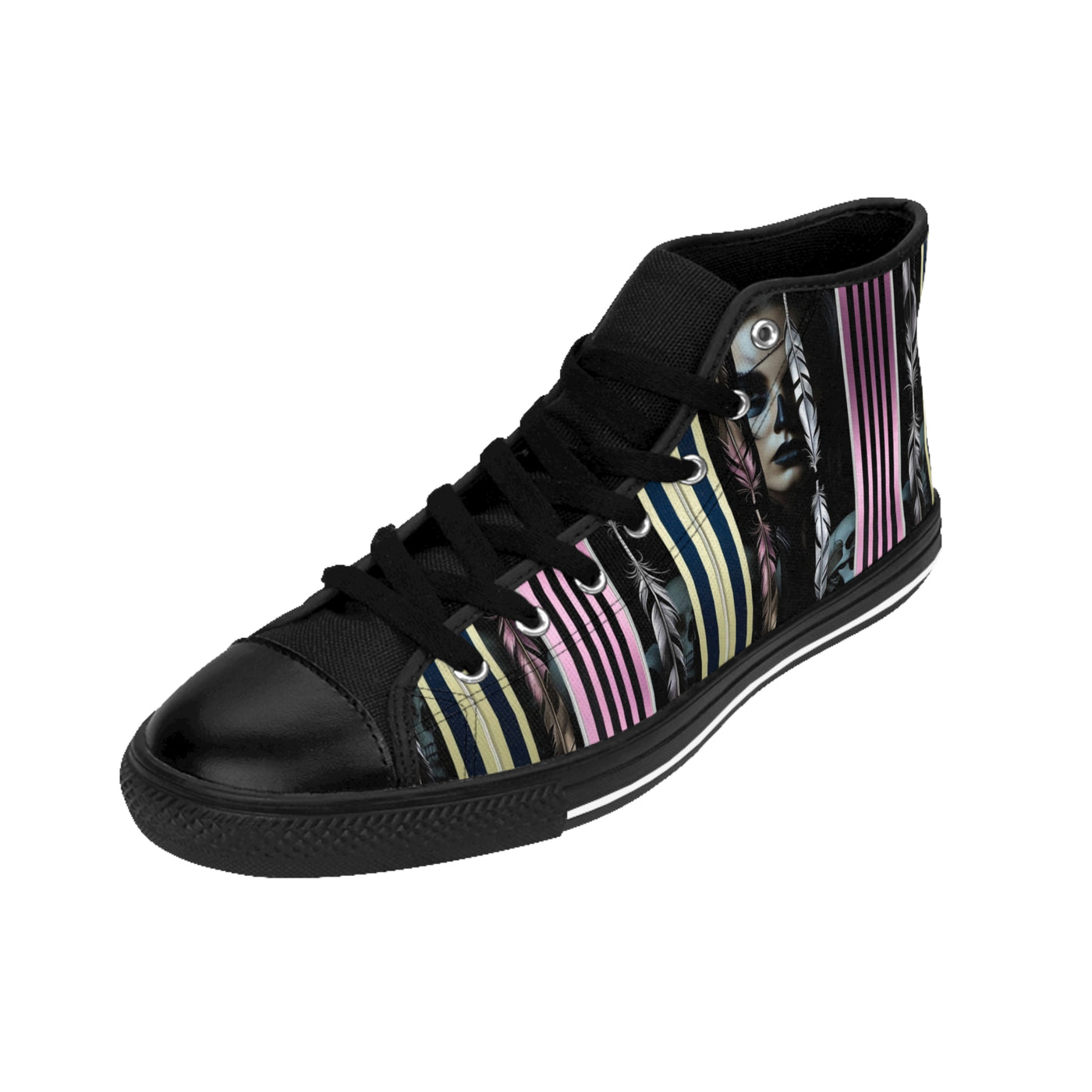 Women's Classic High-Top's Sneakers, Vivid Creations Designer High-top's