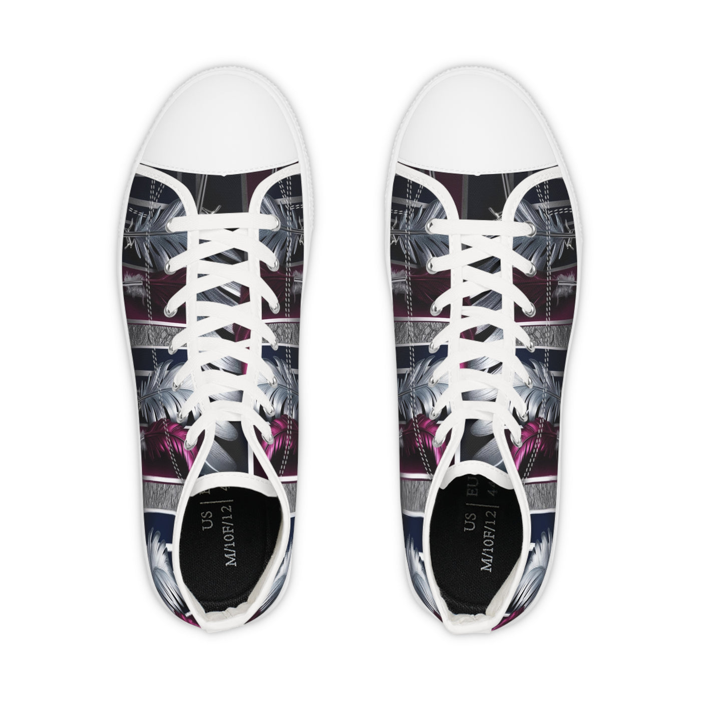 Men's High-Top Sneakers, Vivid Creations Designer Shoes